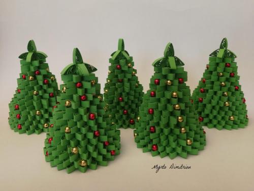 Christmas quilling tree
