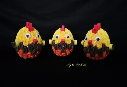 Easter egg chicken