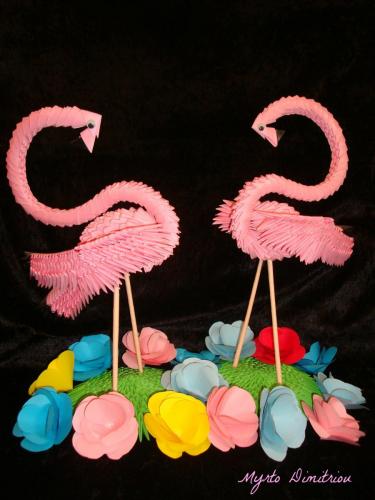 pink flamingos